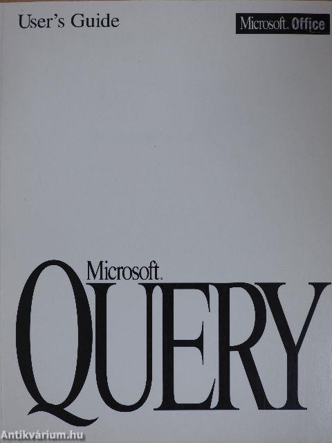 Microsoft Query Version 1.0
