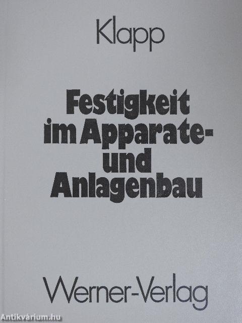 Festigkeit im Apparate- und Anlagenbau