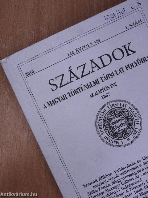 Századok 2010/1.