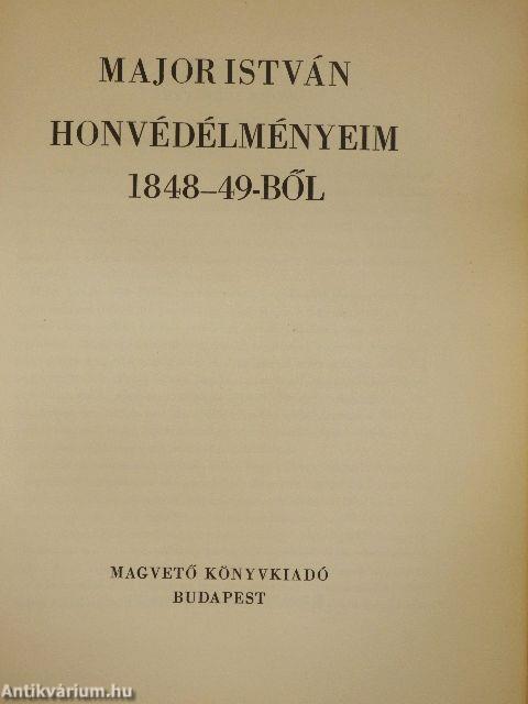 Honvédélményeim 1848-49-ből