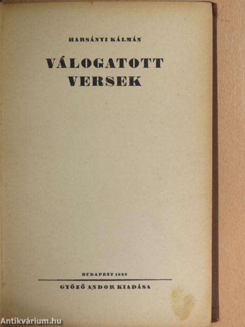 Válogatott versek