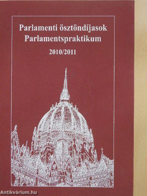 Parlamenti ösztöndíjasok 2010/2011.