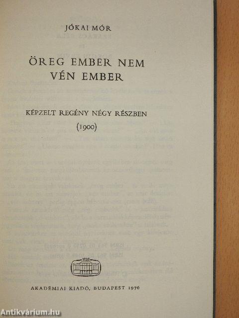 Öreg ember nem vén ember