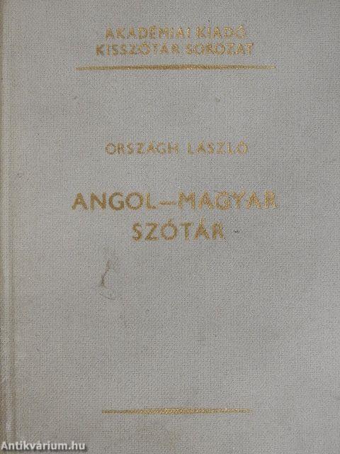 Angol-magyar szótár