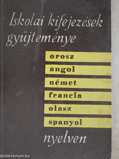 Iskolai kifejezések gyűjteménye