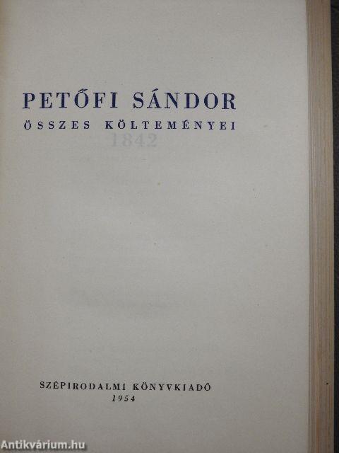 Petőfi Sándor összes költeményei I-II.