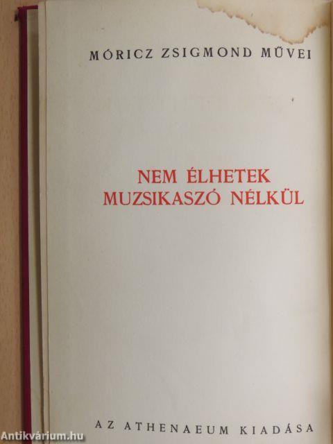 Nem élhetek muzsikaszó nélkül