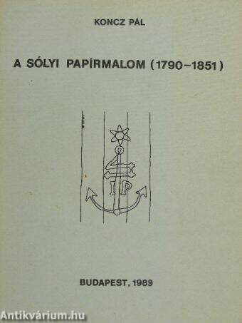 A sólyi papírmalom (1790-1851)