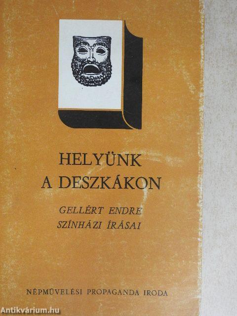 Helyünk a deszkákon