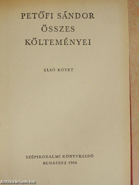 Petőfi Sándor összes költeményei 1-2.