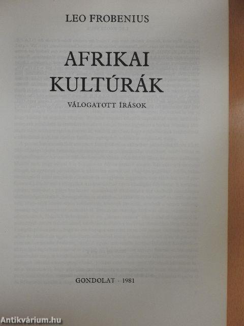 Afrikai kultúrák