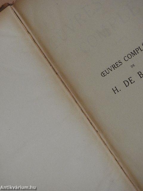 H. de Balzac oeuvres complétes I.