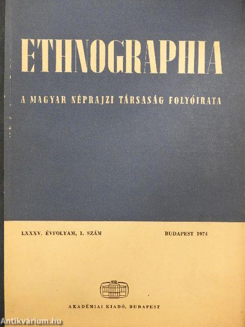 Ethnographia 1974/1.