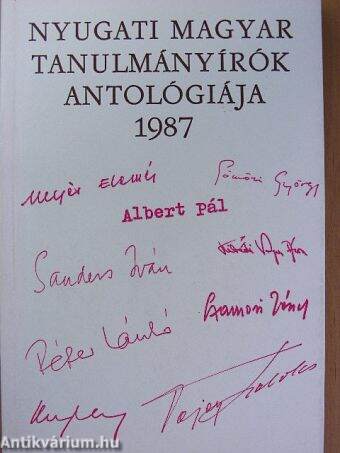 Nyugati magyar tanulmányírók antológiája 1987