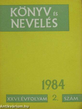 Könyv és Nevelés 1984/2.