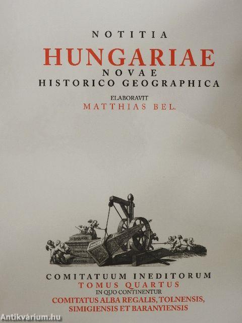 Notitia Hungariae Novae Historico Geographica IV.