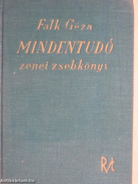 Mindentudó zenei zsebkönyv