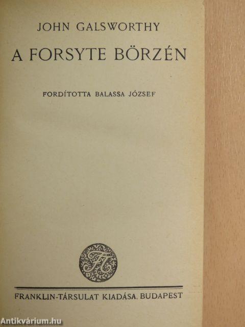 A Forsyte börzén