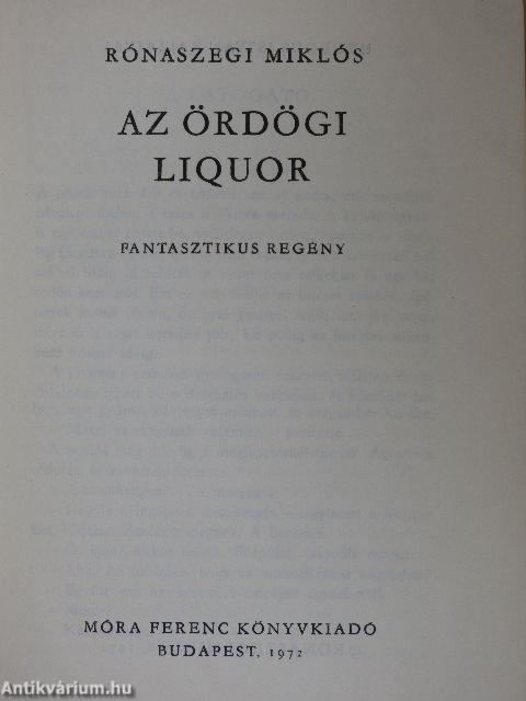 Az ördögi liquor