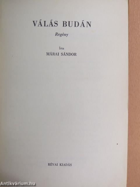 Válás Budán