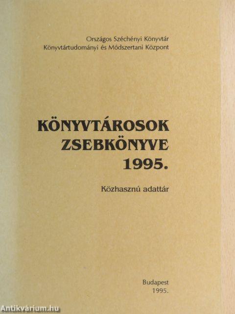 Könyvtárosok zsebkönyve 1995.