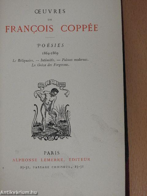 Oeuvres de Francois Coppée