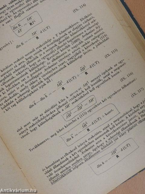 Elméleti fizikai kémia II.