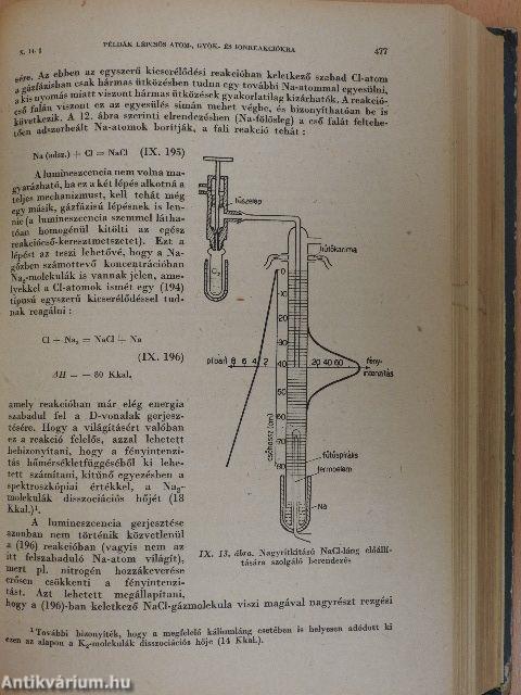 Elméleti fizikai kémia II.