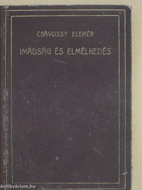 Imádság és elmélkedés