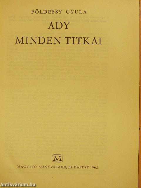 Ady minden titkai