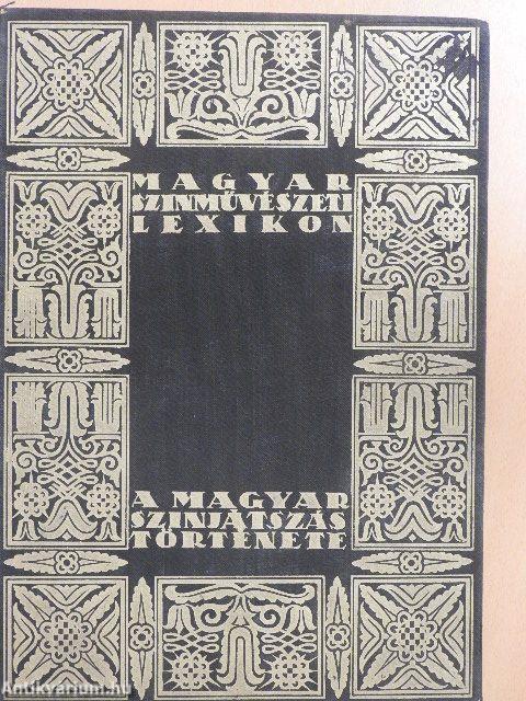 Magyar Színművészeti Lexikon IV. (töredék)