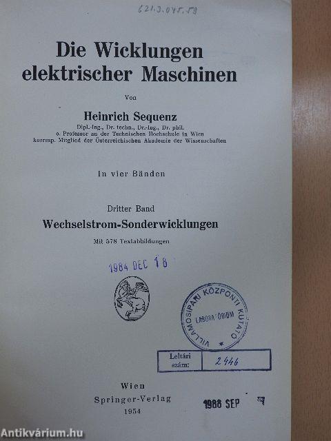 Wechselstrom-Sonderwicklungen