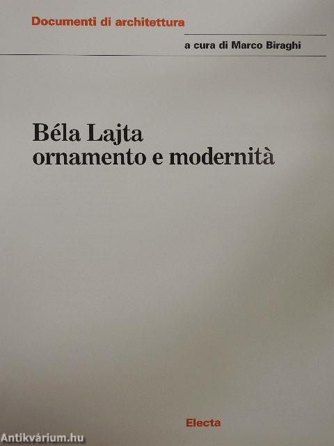 Béla Lajta ornamento e modernitá