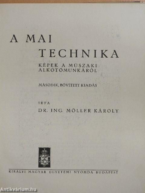 A mai technika