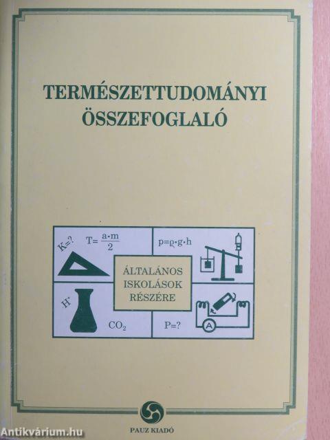 Természettudományi összefoglaló