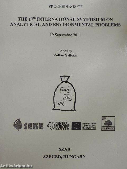 Proceedings of the 17th International Symposium on Analytical and Environmental Problems