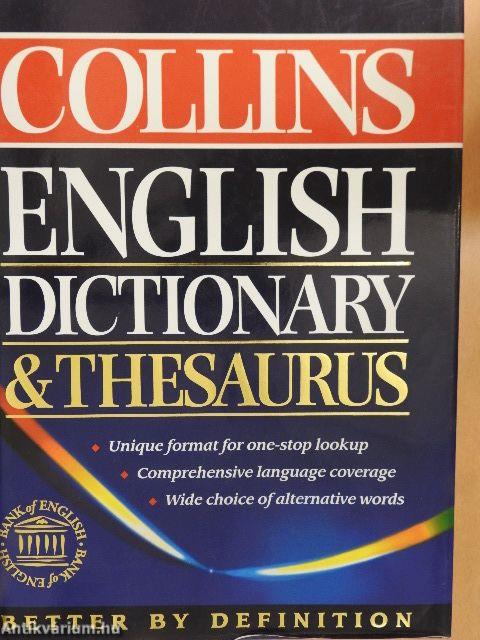 Collins English Dictionary and Thesaurus