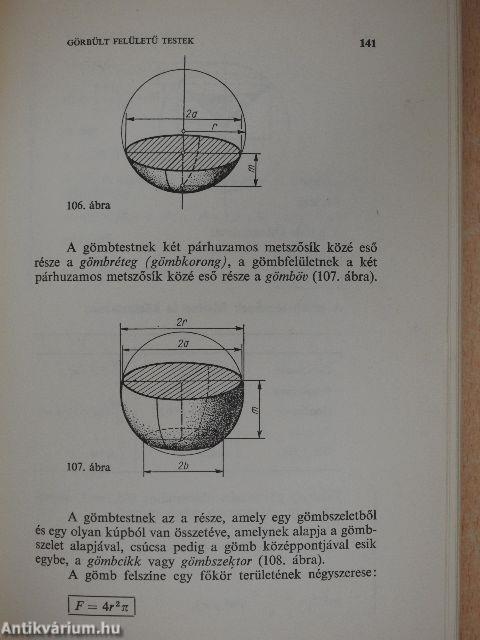 Matematikai összefoglaló