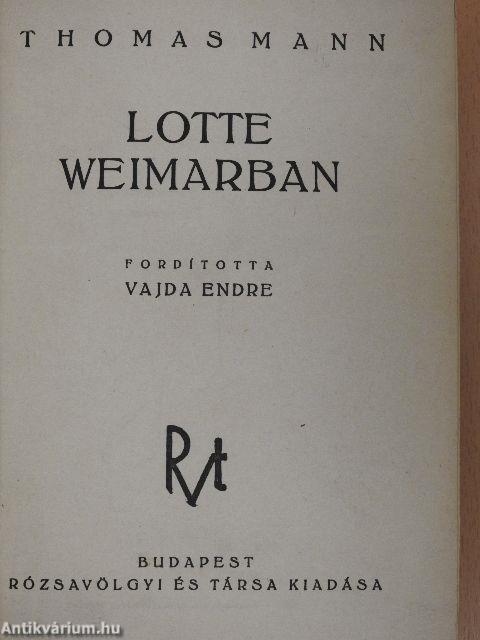 Lotte Weimarban