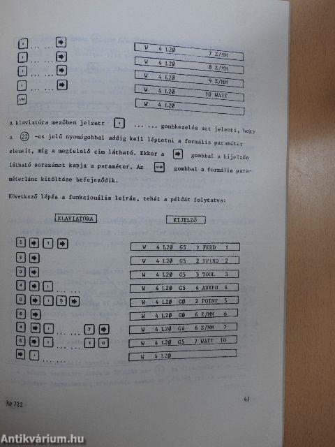 HUNOR PNC 722 szerszámgépvezérlés marógépekhez és megmunkáló központokhoz