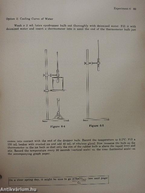 Experiments in Basic Chemistry