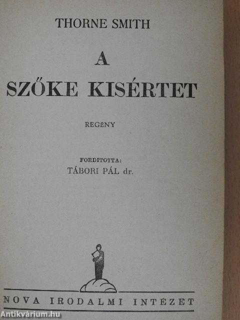 A szőke kisértet