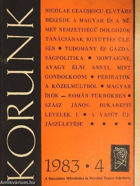 Korunk 1983. április