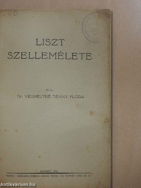 Liszt szellemélete