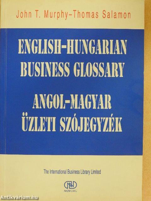 Angol-magyar üzleti szójegyzék