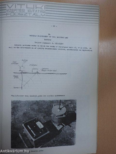 Summary of Hydraulic Engineering Research since 1958