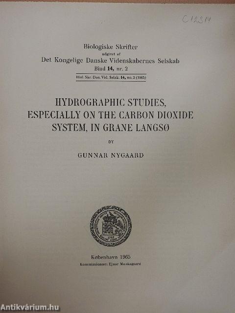 Hydrographic Studies, Especially on the Carbon Dioxide System, in Grane Langso