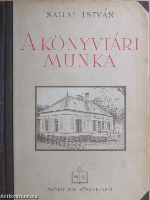 A könyvtári munka