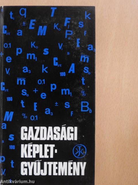 Gazdasági képletgyűjtemény (dedikált példány)