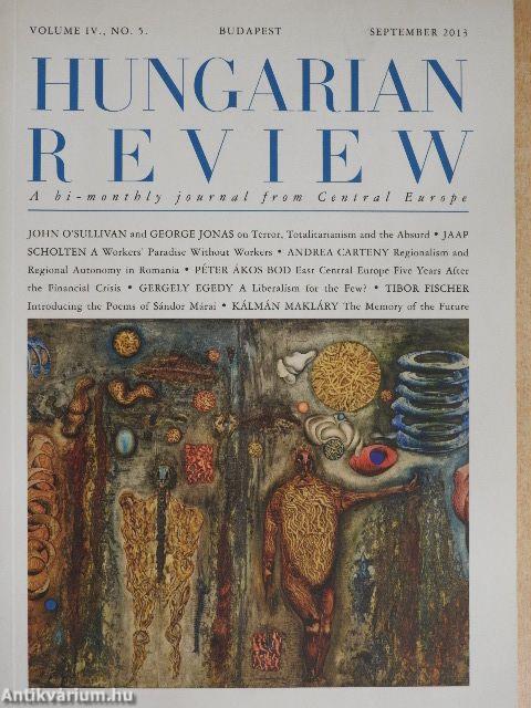 Hungarian Review September 2013